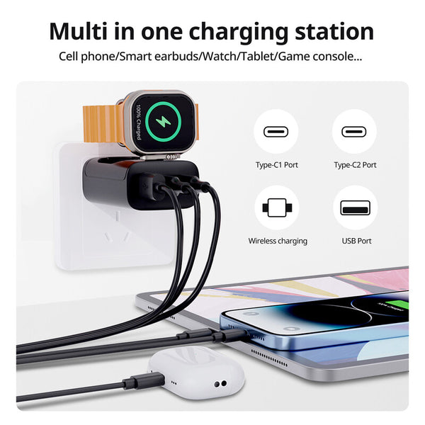 【門市發售】SuperV 4in1 43W PD&QC快充火牛(G43)