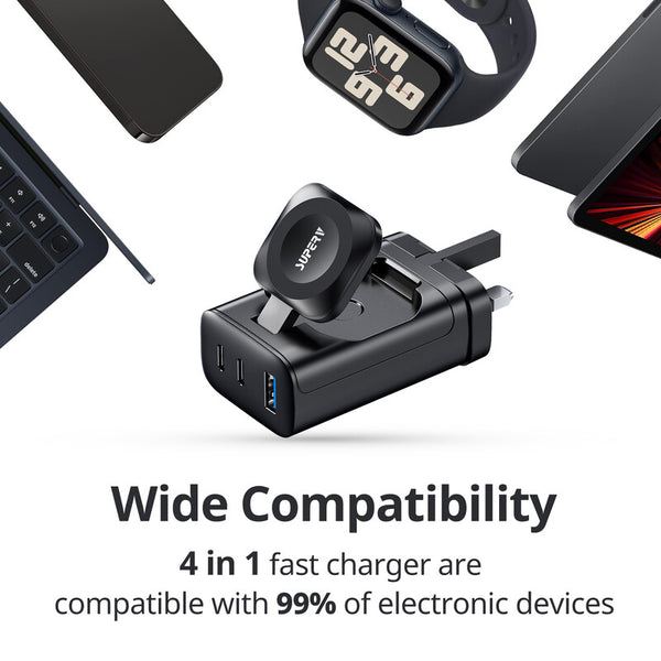 【門市發售】SuperV 4in1 43W PD&QC快充火牛(G43)