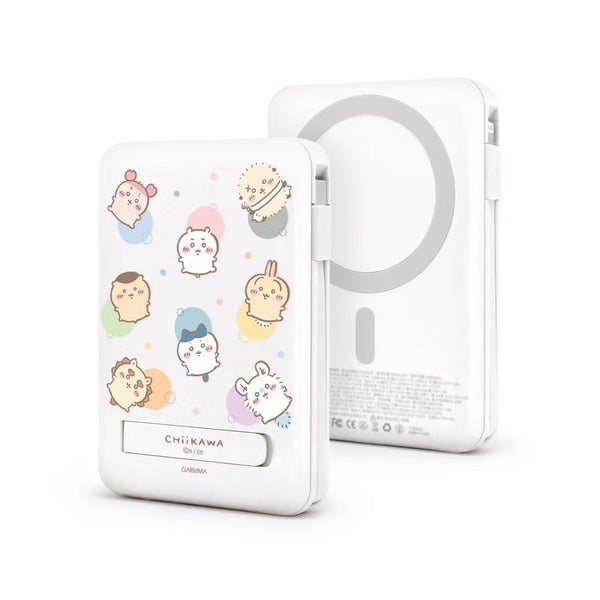 【門市發售】Garmma 永橙✖️Chiikawa  10000mAh  數顯帶線磁吸外置充電器(只限香港發售,不設平郵)