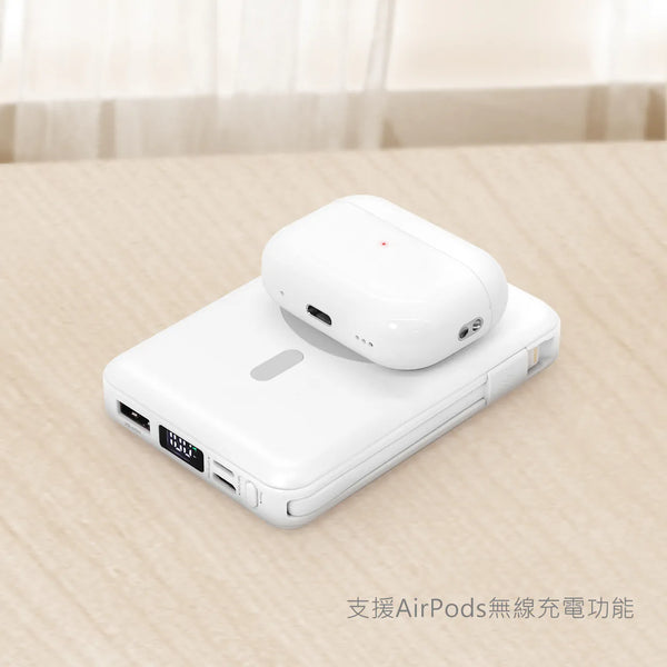 【門市發售】Garmma 永橙✖️Sanrio Kuromi 10000mAh  數顯帶線磁吸外置充電器（只限香港發售，不設平郵）