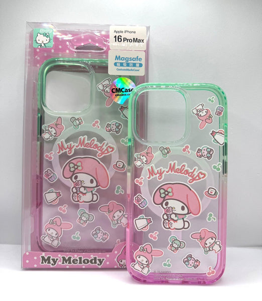 【門市發售】Sanrio  漸變色 Magsafe Case（iphone 16系列）