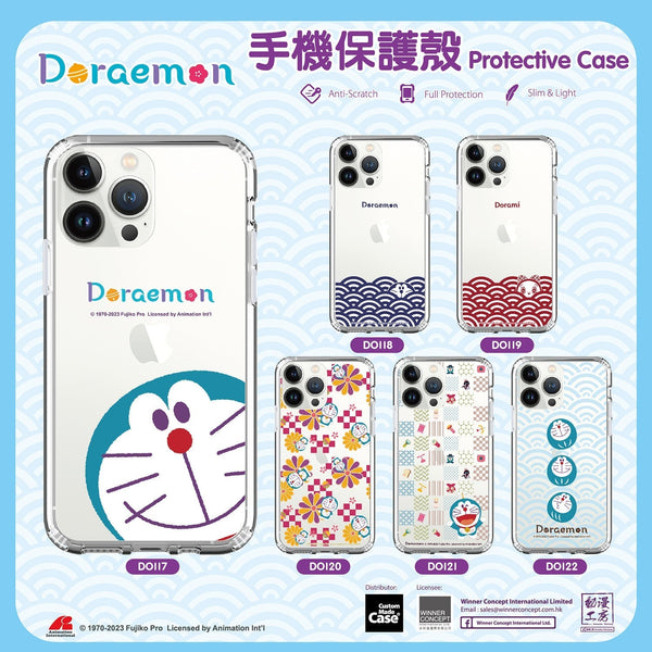 Doraemon Clear Case / iPhone Case / Android Case / Samsung Case 多啦A夢 正版授權 全包邊氣囊防撞手機殼 (DO120)