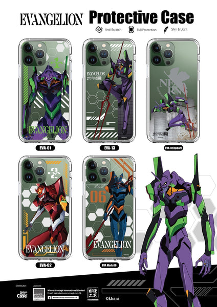 Evangelion Clear Case / iPhone Case / Android Case / Samsung Case  新世紀福音戰士 正版授權 全包邊氣囊防撞手機殼 (EVA Mark.06)