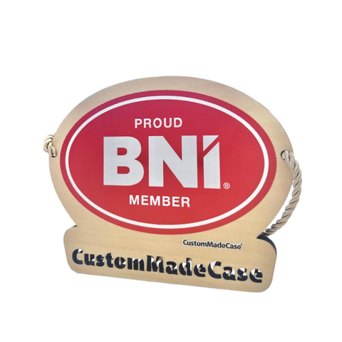 Customized PROUD BNI MEMBER Wooden Signage