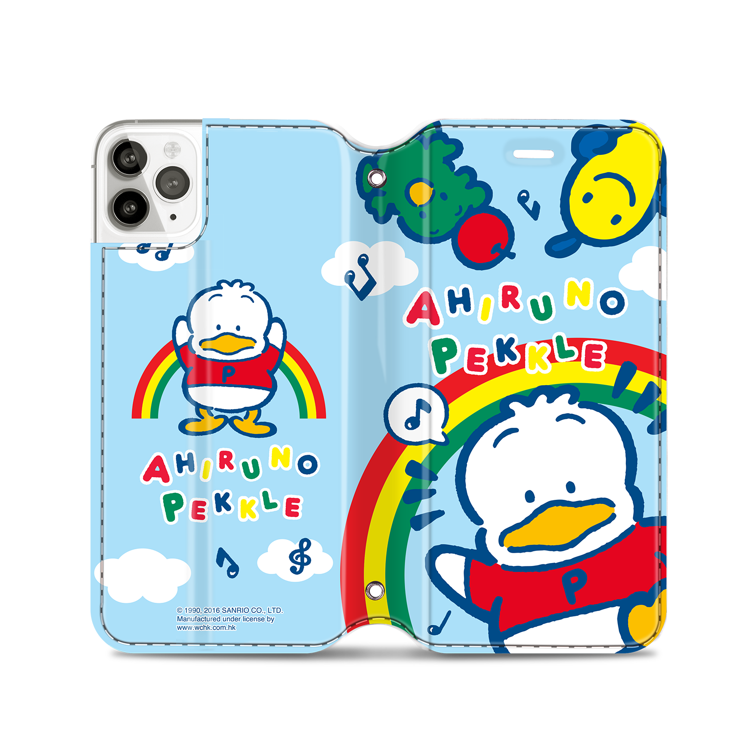 Ahiru No Pekkle Leather Flip Case (APCM06)