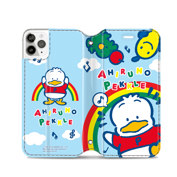 Ahiru No Pekkle Leather Flip Case (APCM06)