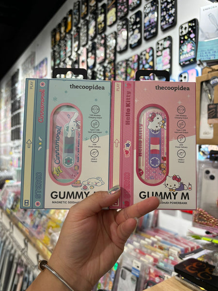 【門市發售】Sanrio 5000mAh GUMMY M 磁吸行動電源 CP-PB33（只限香港發售，不設平郵）