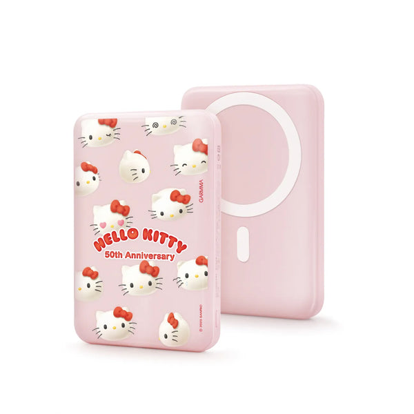 【門市發售】Garmma 永橙✖️Sanrio Hello Kitty 50週年 10000mAh  磁吸無線外置充電器（只限香港發售，不設平郵）