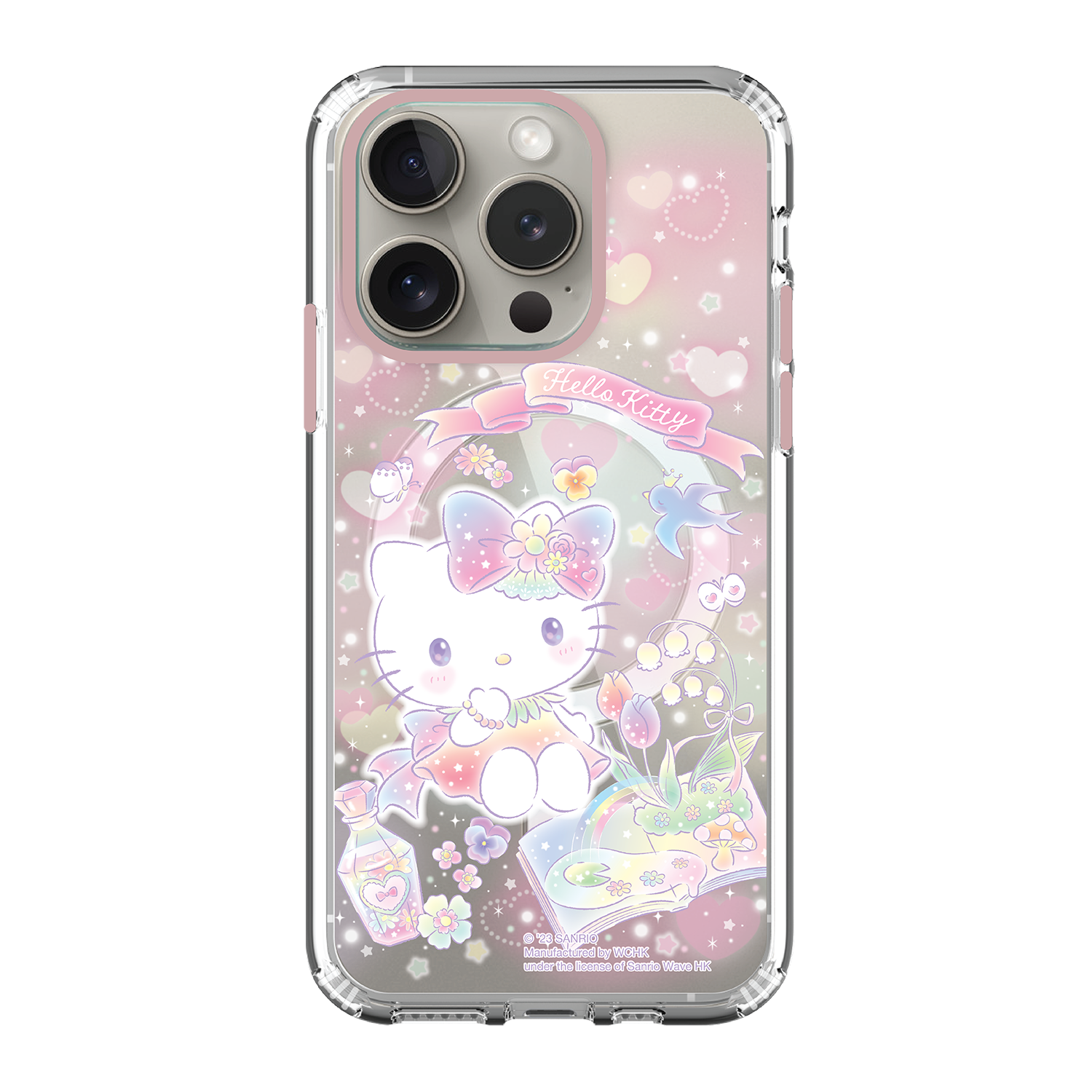 Hello Kitty Clear Case / iPhone Case / Android Case / Samsung Case 正版授權 全包邊氣囊防撞手機殼 (KT161)