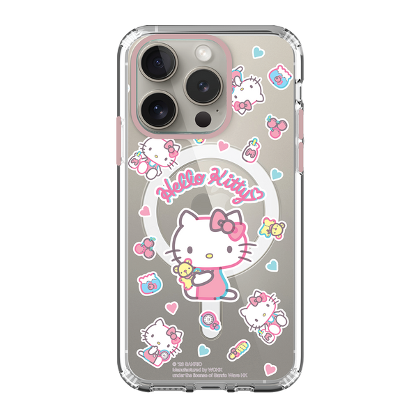 Hello Kitty Clear Case / iPhone Case / Android Case / Samsung Case 正版授權 全包邊氣囊防撞手機殼 (KT162)