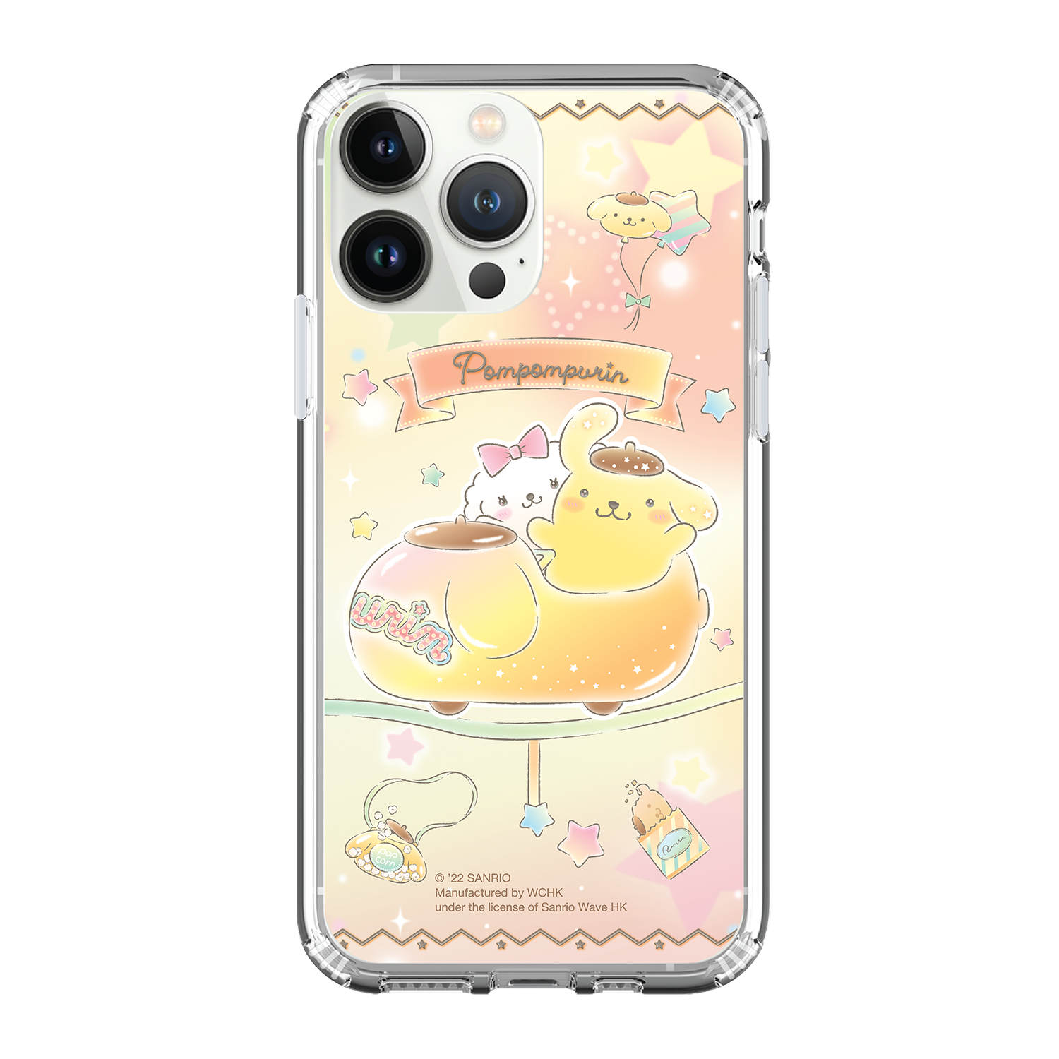 Pom Pom Purin Clear Case / iPhone Case / Android Case / Samsung Case 防撞透明手機殼 (PN106)