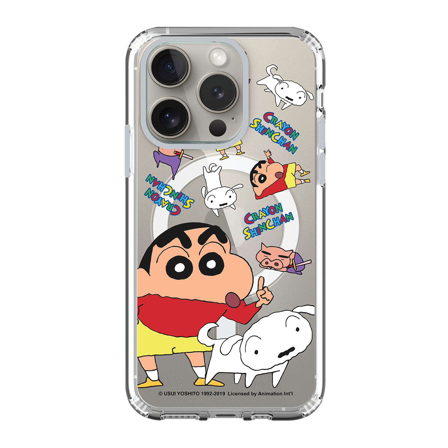 Crayon Shin-chan Clear Case / iPhone Case / Android Case / Samsung Case 蠟筆小新 正版授權 全包邊氣囊防撞手機殼 (SC242)