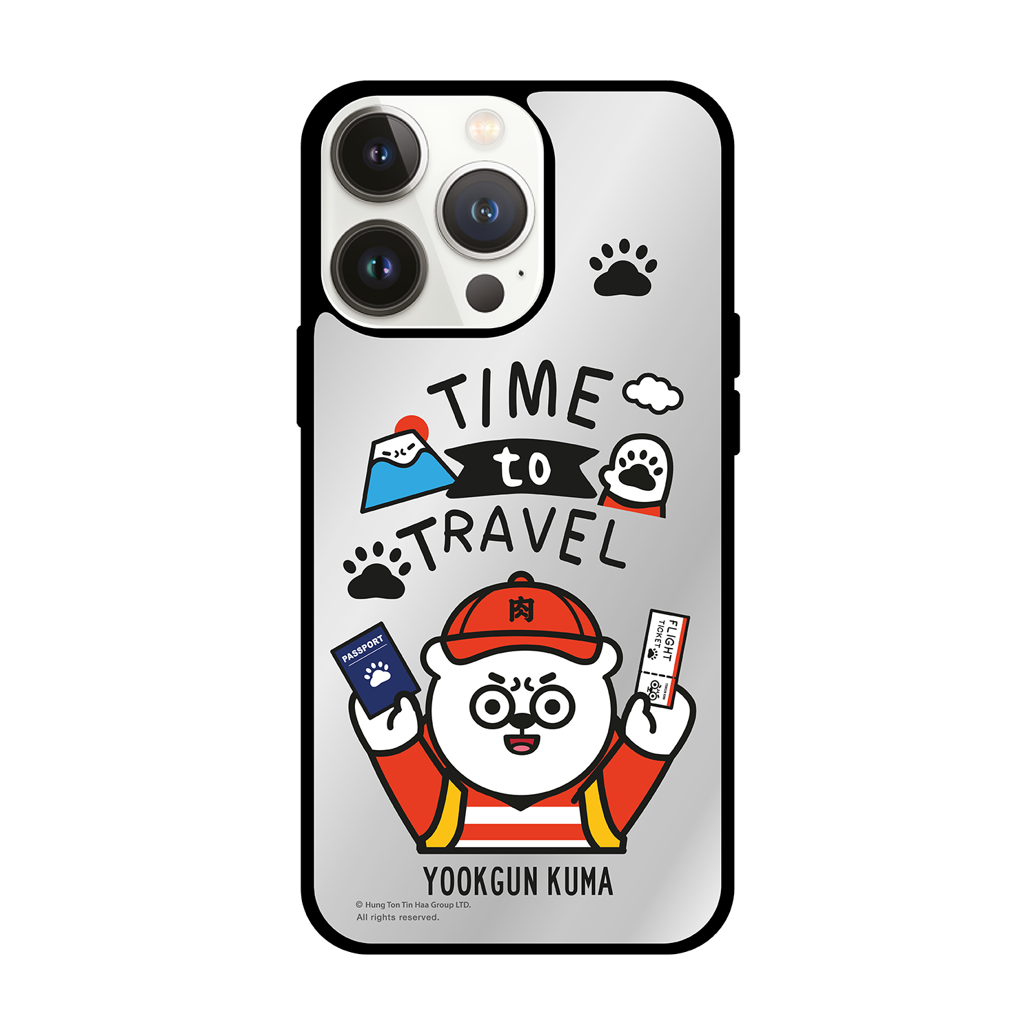 Yookgun Kuma 肉緊熊 iPhone Mirror Case / Samsung Mirror Case (YGK82M)