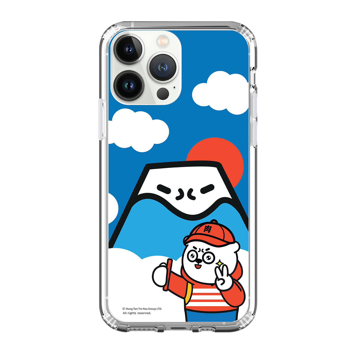 Yookgun Kuma 肉緊熊 Clear Case / iPhone Case / Android Case / Samsung Case 正版授權 全包邊氣囊防撞手機殼 (YGK83)