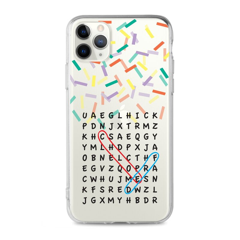 Custom - Word Search Clear Case (CMC952)