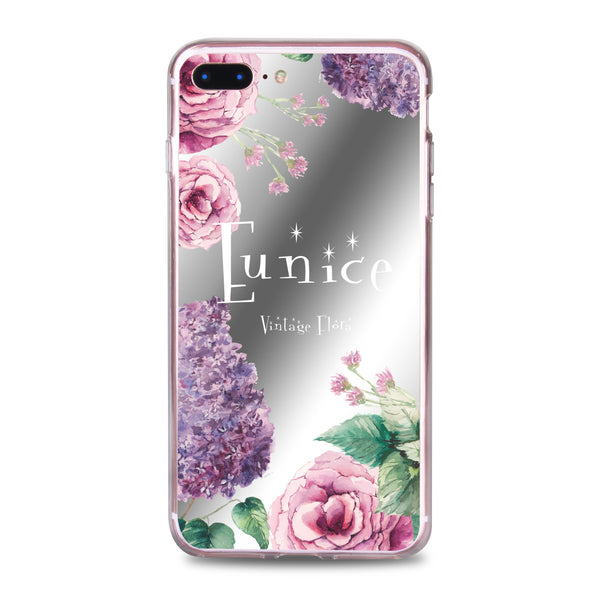 Custom - Floral Mirror Jelly Case (JC506)