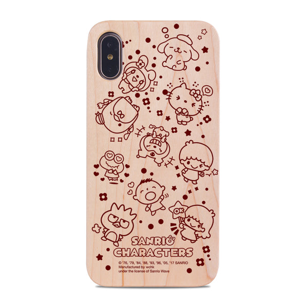 Sanrio Characters Wooden Case (MC88W)