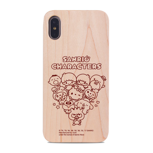 Sanrio Characters Wooden Case (MC89W)