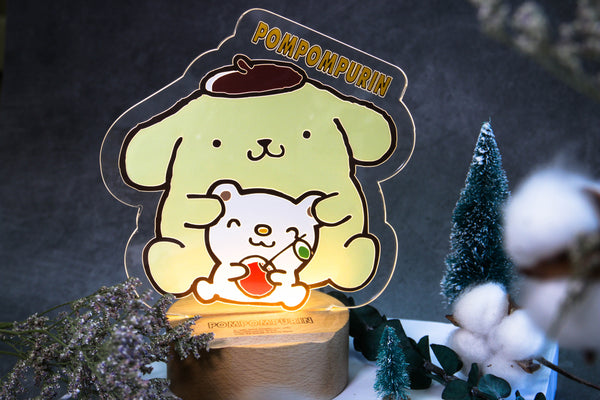 Pom Pom Purin Acrylic LED Lamp (PN81L)