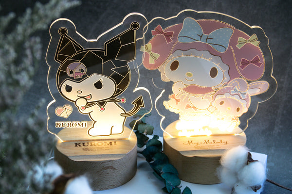 Kuromi Acrylic LED Lamp (KU81L)